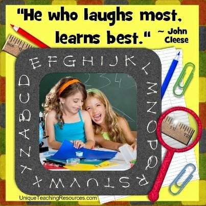 Quotes About Learning - He who laughs most, learns best. John Cleese