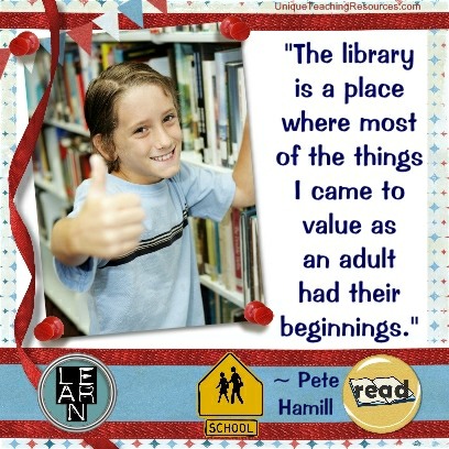 The library is a place where most of the things I came to value as an adult had their beginnings. Pete Hamill