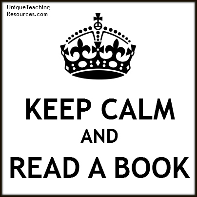 Keep calm and read a book.