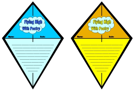 Kite Poem Templates Elementary School