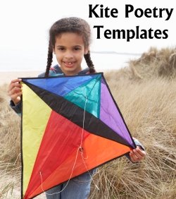 Kite Making Templates and Worksheets Elementary School Students Poetry