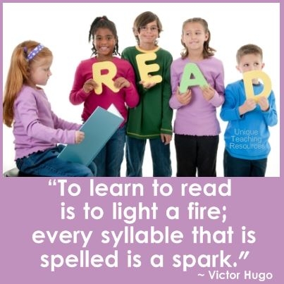 Quote about learning to read.