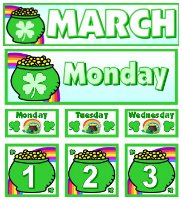 Free March Calendar Set Download