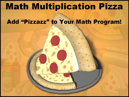 Math Multiplication Pizza Sticker and Incentive Charts and Templates