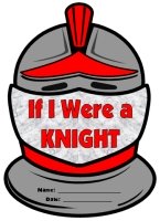 Medieval Knight Helmet Creative Writing Templates and Projects