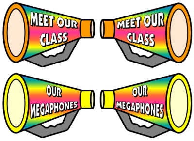 Megaphone Classroom Decorations