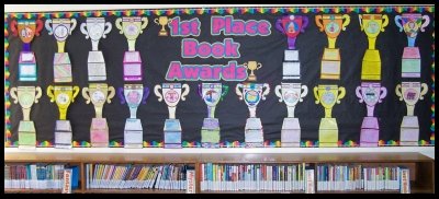 My Favorite Book Report Project Trophy Templates