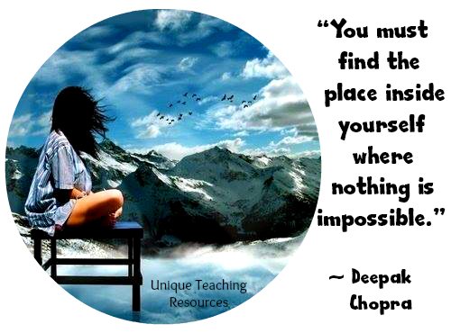 Deepak Chopra Motivation Quote Nothing Is Impossible
