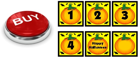 October and Halloween Calendar Set for Elementary School Teachers Buy Now Button