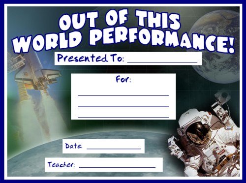 Out Of This World Performance Achievement Award