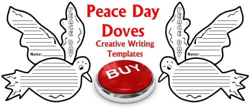 Buy Peace Day Doves Poetry Creative Writing Templates Now