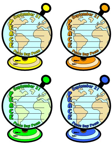 World Peace Day Lesson Plans and Activities September 21