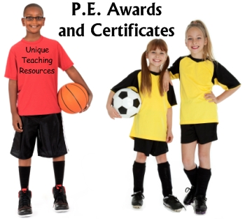 PE and Sports Awards and Certificates for Children and Students