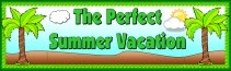 Perfect Summer Vacation Creative Writing Banner
