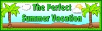 Perfect Summer Vacation Creative Writing Banner