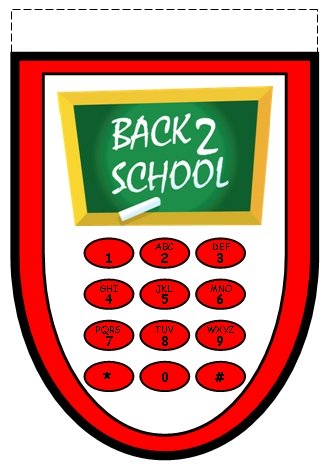 Grade 5 Back to School Lesson Plans Bottom Cell Phone Template
