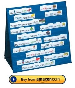 Tabletop Pocket Chart Sight Words and Sentences