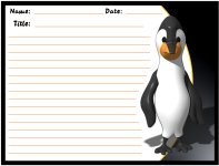 Winter Penguin Stories Printable Worksheets for Language Arts