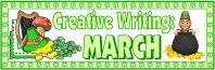 St. Patrick’s Day Creative Writing Bulletin Board Display Banner