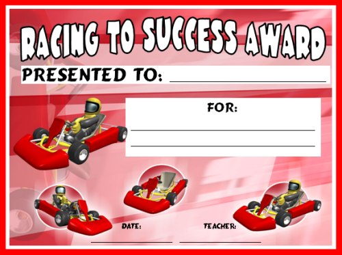Success Achievement Award Certificate