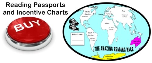 Reading Passports and Incentive Sticker Charts Map Templates For Students