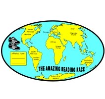 Reading Passports World Map Sticker Charts and Templates