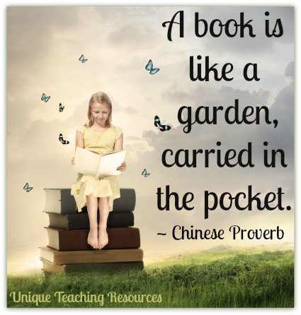 Quote About Reading Books - A book is like a garden, carried in the pocket.