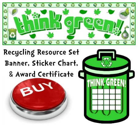 Recycling Lesson Plans Set Think Green