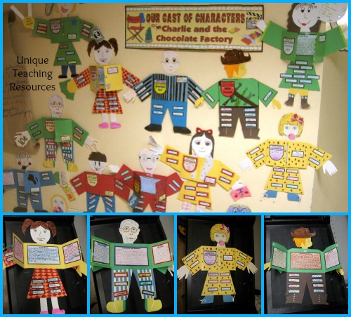 Roald Dahl Charlie and the Chocolate Factory Fun Character Projects