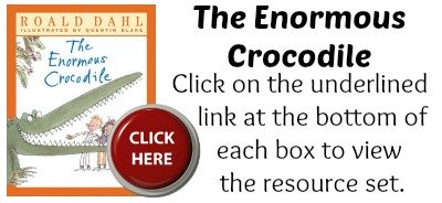 The Enormous Crocodile Book Cover Roald Dahl Projects