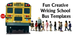 Fun School Bus Creative Writing Templates and Projects