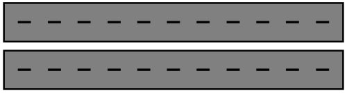 Road for School Bus Bulletin Board