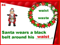 Christmas Grammar Homophones Powerpoint Presentation