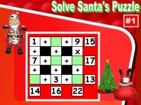Christmas Math Addition and Subtraction Puzzle Powerpoint Lesson Plans