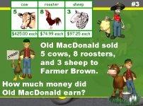 Math Word Problems Powerpoint Presentation Farm Theme