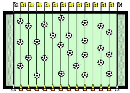 Soccer Field Student Birthday Display Example and Ideas