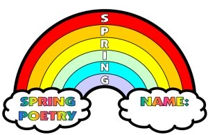Rainbow Acrostic Poem Example for Spring