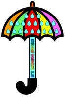 Spring Reading Umbrella Sticker Charts and Templates