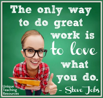 Steve Jobs Quote - The only way to do great work.