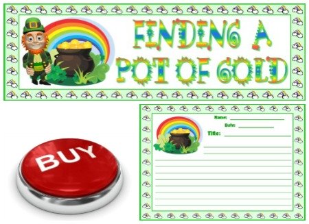 St. Patrick's Day Finding a Pot of Gold Creative Writing Set