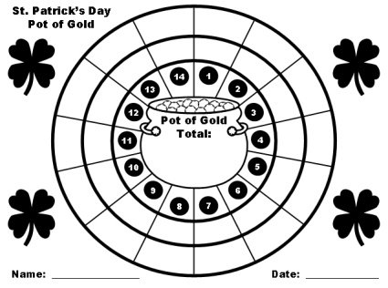 St. Patrick's Day Powerpoint Student Answer Worksheet