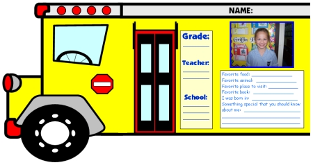 Fun Back To School Bus Creative Writing Projects and Templates