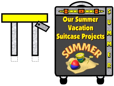 My Summer Vacation Bulletin Board Display