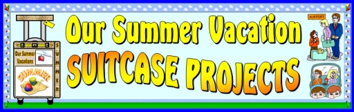 Summer Vacation Suitcase Creative Writing Templates for Back To School