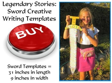 Sword Creative Writing Templates For Myths, Knights, Castles, Middle Ages, and Medieval Times Themes and Units