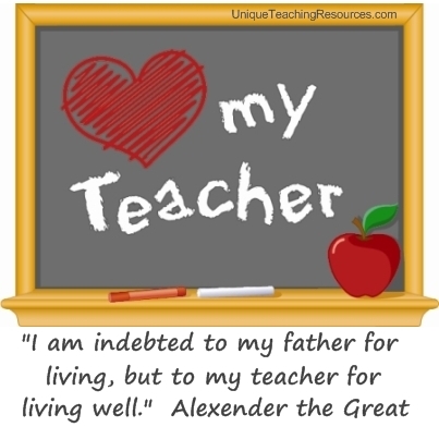 I am indebted to my father for living, but to my teacher for living well.