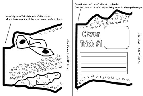 The Enormous Crocodile Directions Worksheets For Students and Teachers to Assemble Group Project