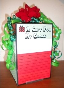 Three Dimensional Gift Box and Present Project Templates for Elementary School Students