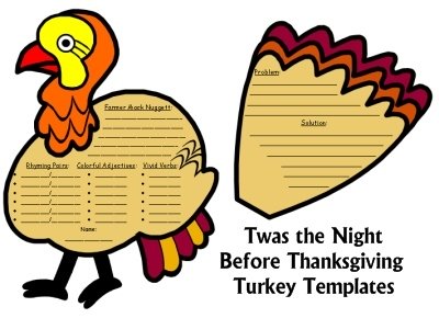 Twas the Night Before Thanksgiving Fun Turkey Projects for Students by Dav Pilkey