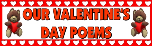 Valentine's Day Poems Bulletin Board Display Banner Example for Classrooms
